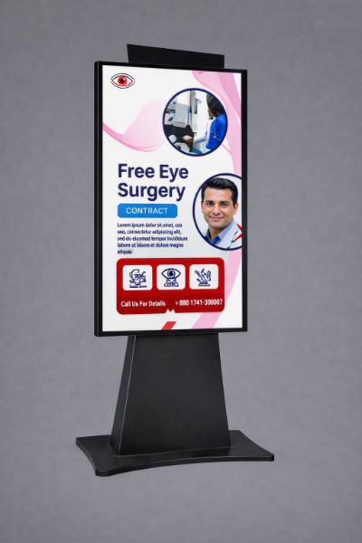 Qiosk 55″ Advertising Signage kiosk