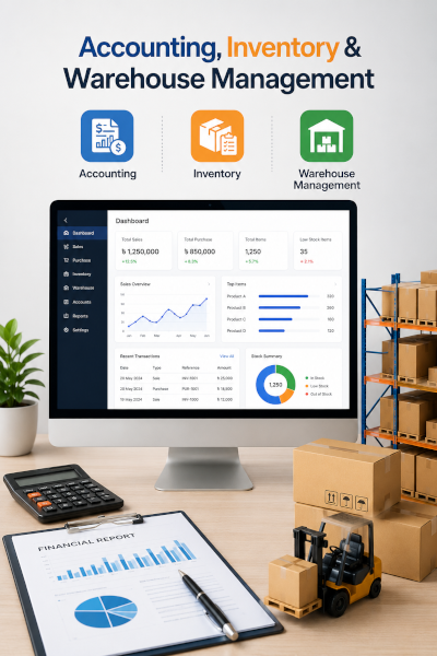 Accounting, Inventory & Warehouse Management