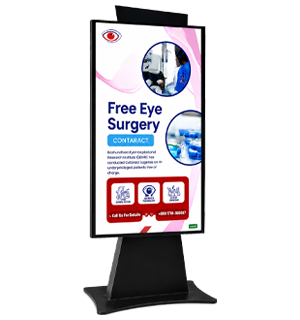 Qiosk 55" Advertising Signage kiosk